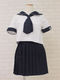私立女子学園のセーラー服（夏服）　Ｍ