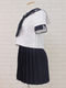 私立女子学園のセーラー服（夏服）　Ｍ